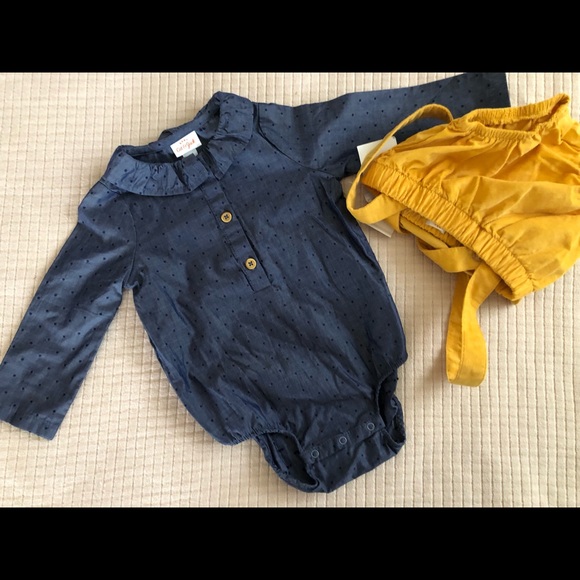 Cat & Jack Girls Infant 3 Piece Set Sz 12M - Picture 4 of 9